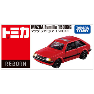 Tomica Mazda Familia 1500XG Red Diecast Car 1:64 Scale <b>Toy</b> <b>Vehicle</b> - Product Image 1