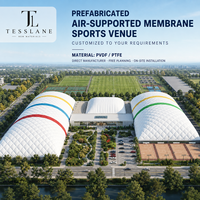 Dôme sportif intelligent pour environnement contrôlé, système de climatisation HVAC prêt à l'emploi toute l'année pour les clubs sportifs commerciaux