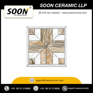 Azulejo de cerámica de 24x24 pulgadas para decoración de villas y oficinas disponible a un precio económico - Product Image 2