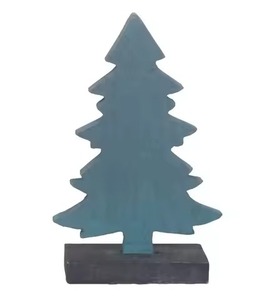Adorno Navideño de Metal para Mesa, Decoración Festiva para Fiestas, Árbol de Navidad de Lujo - Product Image 3