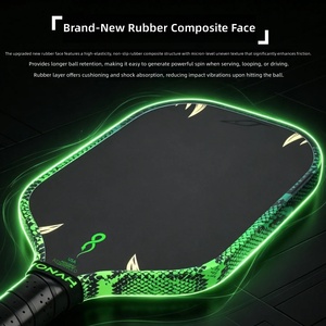 Paleta de Pickleball MST <span class=keywords><strong>Jonah</strong></span> Green Mamba con Superficie de Goma, 16mm, Perímetro de Espuma EVA EPP, Punto Dulce Amplio, Entretenimiento - Product Image 6