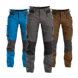 100% Cotton Canvas Heavy Duty Work Wear Pants Men Cargo Pants Men for Industry Repairmen Workshop Factory Mechanic Work Pants