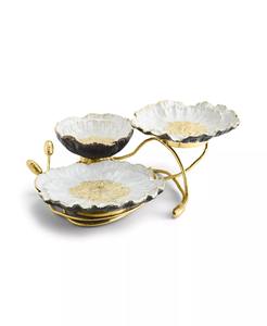 Ensemble de bols de service décoratifs en aluminium faits à la main, écologiques, pour mariage de luxe, multi-bols, pour desserts, collations, fruits secs - Product Image 6