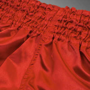 Pantalones cortos de lucha Muay Thai de tela satinada transpirable - Product Image 2