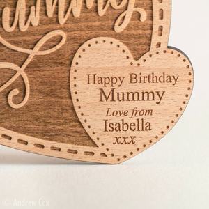 Handmade Simple <b>Wooden</b> DIY Heart Frame <b>Name</b> Engraved Wedding Gift for Mom Lover Comes Table Type Crafts <b>Wooden</b> Boxes Wall <b>Signs</b> - Product Image 3