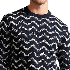 Otoño Invierno recién llegados sudadera de moda suéter de punto de manga larga prendas de punto en blanco suéter transpirable suéteres de punto - Product Image 5