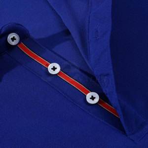 T-shirt polo en tissu confortable fabriqué au Pakistan T-shirt polo uni décontracté de style personnalisé - Product Image 3