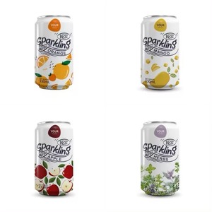Échantillon gratuit de boissons gazeuses aromatisées aux fruits et aux sodas de marque privée d'eau gazeuse de haute qualité 330ml OEM au Vietnam - Product Image 2