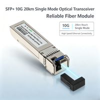 SFP+ 10G 20km Single Mode Optical Transceiver Modul Serat Optik Andal untuk Konektivitas Ethernet Kecepatan Tinggi
