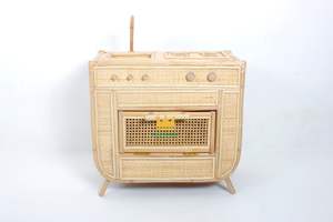 Juguete de cocina para niñas, juguete con soporte de ratán para muebles de muñecas, Material ecológico, buen precio - Product Image 4