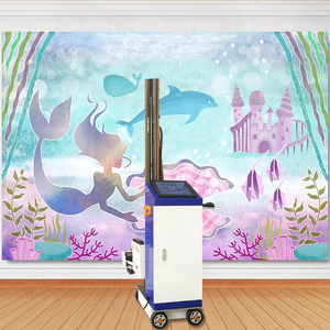 Impresora de pared 3D Xbh con cabezal de impresión Dx7, tinta UV, máquina de inyección de tinta vertical automática para murales, 2400 dpi, para vidrio, azulejos, tableros, acrílico, PVC, metal. - Product Image 6