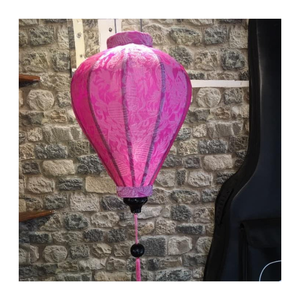 โคมไฟผ้าไหมเวียดนามสุดหรู-โคมไฟไม้ไผ่สานมือสำหรับปีใหม่ทางจันทรคติงานแต่งงานและเทศกาล - Product Image 6