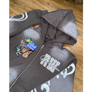 Ensemble de sweat à capuche et short d'automne décontracté pour hommes en gros 2025 nouveauté tissu polaire 100% coton à séchage rapide - Product Image 3