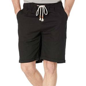 Venta caliente de los hombres de Fitness Gym Shorts con elástico Bottoms bolsillos ajustable entrenamiento Fleece Terry Casual patrón de decoración - Product Image 3