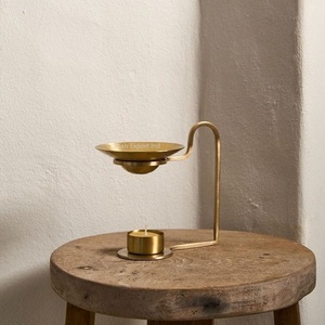 Brûleur d'huile essentielle en laiton parfumé au pin Lumiere élégant pour la décoration intérieure Diffuseur d'huile de parfum à usage quotidien - Product Image 4