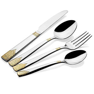 Juego de Cubiertos Personalizables de Acero Inoxidable Ecológico, Plateado y Pulido, Duradero, Seguro para Alimentos, para Bodas - Product Image 6