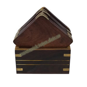 Ensembles de sous-verres carrés personnalisés de qualité supérieure de 4 avec décor de Table basse de support pour la maison de cuisine de barre au meilleur prix - Product Image 1