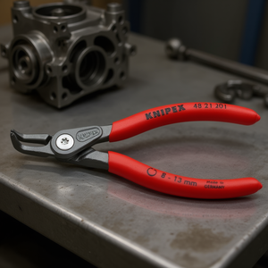 คีมตัดวงแหวนนิปเป็กซ์ รุ่นพรีซิชั่น สีเทาเคลือบอะโนไดซ์ สำหรับวงแหวนภายในในรูเจาะ - Product Image 3