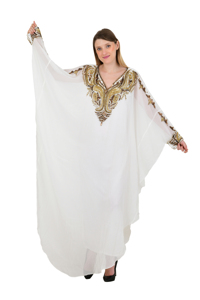 Embellished Evening Kaftan Arabic Evening Dress Beaded Long Sleeve Embroidered Fashion Evening <b>Cocktail</b> Vacation Occasions Wear - Product Image 5