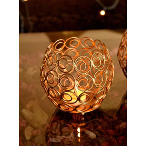 Metal Iron <b>Tea</b> Light Holder <b>Stand</b> in Gold Finished Perfect for Weddings Home Decoration Indoor Use and Event Lighting Decor - Product Image 2