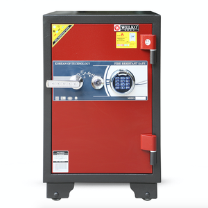 Mini cajas fuertes WELKO S630 FE Negro Rojo-Mini cajas fuertes hechas en Vietnam - Product Image 1