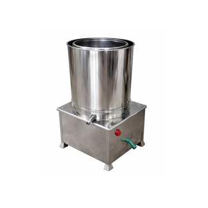 Équipement de séchage rotatif avec moteur |   Déshydrateur d'huile et d'eau en acier inoxydable pour la transformation des aliments - Product Image 3