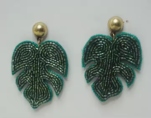 Pendientes colgantes Bordado Cuentas de vidrio Estilo moderno Calidad Premium Hecho a mano Diseño clásico Drop by glowin fashion - Product Image 5