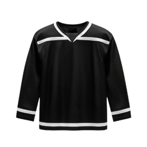 Service OEM sur mesure Maillot de hockey sur glace USA Séchage rapide et antibactérien Impression par sublimation Chemises de hockey à manches longues - Product Image 4
