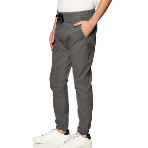 Pantalones Jogger de algodón 100% poliéster para hombres con puños acanalados y cintura diseñados para la comodidad durante el ejercicio de caminar - Product Image 1