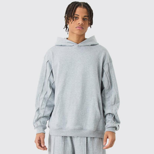2025 Winter Acid Wash Tracksuit for Men-Customizable Colors & Logo 100% Cotton OEM Service Breathable Design - Product Image 2