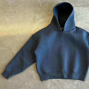 Sudadera con capucha en blanco de gran tamaño con diseño OEM de logotipo personalizado 600 GSM Sudadera con capucha con bordado 450 GSM Sudaderas con capucha de peso pesado para hombre - Product Image 5