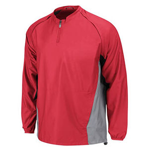 Chaqueta Deportiva de Manga Larga para Adultos Unisex, Estilo Béisbol, con Cierre de Cremallera de un Cuarto, Cuello Redondo, Secado Rápido, Venta al Por Mayor OEM - Product Image 6