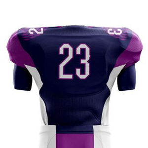 Best Design Custom American Football Uniform with <b>Shoulder</b> <b>Pads</b> Short Sleeves 100% Polyester Breathable Unisex Adult - Product Image 5