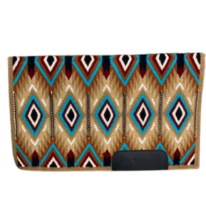 Almohadilla de sillín OEM Western Show, forro polar de lana respetuoso con el medio ambiente, tamaño y embalaje personalizables - Product Image 1