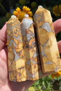 Maligano Jasper <b>Crystal</b> Tower Natural Polished Gemstone Point Healing Stone Energy <b>Crystal</b> Home Decor Gift - Product Image 2