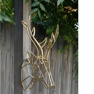 Art mural moderne à cadre en métal Tenture murale naturelle rustique pour la décoration intérieure Art mural en métal pour la décoration de la maison et du bureau - Product Image 2