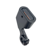 Luz Intermitente para Motocicleta BAR Autotech CM-510035-W-S E-Mark 12V, Luz de Dirección LED Ámbar, Lente Transparente/Ahumada, Aluminio Negro