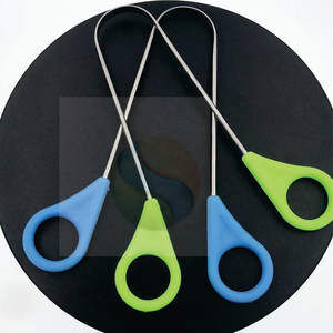 Premium Copper Tongue Scraper Natural <b>Oral</b> Detox Cleaner PureCopper <b>Oral</b> <b>Care</b> Tongue Scraper Bad Breath Removal Tool - Product Image 2