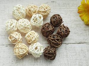 ลูกบอลหวายทำด้วยมือเป็นมิตรต่อสิ่งแวดล้อมสำหรับเด็กลูกบอลหวายทำด้วยมือออกแบบโดยการออกแบบผลิตในเวียดนามขายส่ง - Product Image 2