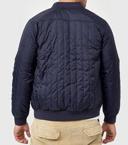 เสื้อแจ็คเก็ตซาฟารีผ้ากำมะหยี่ปักลายตัวอักษรสำหรับทุกเพศ100% วิทยาลัยผ้าฝ้ายคอตั้งโลโก้ด้านหน้าสำหรับผู้ชาย - Product Image 3