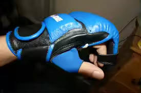 Gants de MMA professionnels de haute qualité, logo personnalisé, vente en gros, gants de grappling en cuir, gants de sparring, gants de boxe en PU, arts martiaux - Product Image 5