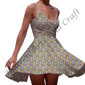 Vestido Mini Casual de Verano, Sexy, con Espalda Descubierta, Estampado, Línea A, para Mujer, Estampado a Mano, Gran Venta en Vestidos Casuales - Product Image 1