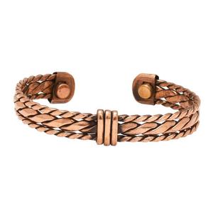 Bracelet manchette bohème tendance fait main en cuivre, design écologique, forme boule, pour anniversaires bouddhistes - Product Image 5