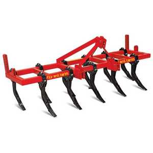 Tractor Mounted Spring Tine Cultivator 9/11 Tine Soil Preparation Farm Implement with Engine Motor & Bearing - Product Image 5