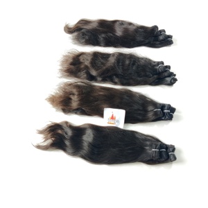Venta al por mayor 100% Extensiones de cabello humano vietnamita sin procesar Temple Virgin Procesamiento químico crudo Ninguno Estilo de onda - Product Image 3
