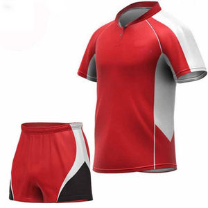 Maillot de rugby désodorisant professionnel personnalisé de la meilleure qualité, confortable et respirant, uniforme de rugby pour hommes, logo personnalisé Oem - Product Image 4