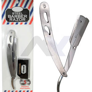 Premium Stainless Steel Barber <b>Razor</b> Professional Straight Edge Shaving <b>Razor</b> for <b>Mens</b> Grooming Salon Personal Use Durable - Product Image 1