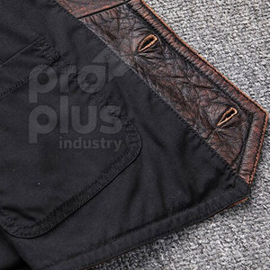 Gilet en cuir véritable pour homme, décontracté, respirant, écologique, veste d'extérieur de haute qualité - Product Image 6