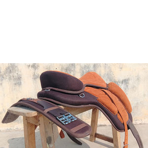 Silla de montar para caballo Freemax sin árbol de alta calidad, totalmente de gamuza, multiusos - Product Image 3