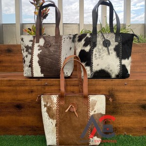 กระเป๋าโท้ทหนังวัวขนสัตว์มาใหม่กระเป๋าเงินมีสไตล์กระเป๋าใส่เงินมีสไตล์สำหรับผู้หญิงขนเฟอร์ขายดีกระเป๋าดีไซเนอร์สำหรับใช้งานหลากหลาย - Product Image 1